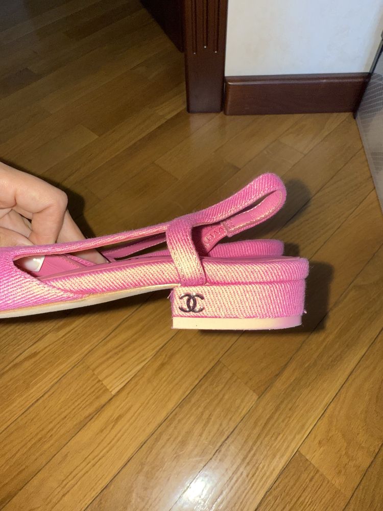 Балетки слингбеки chanel оригинал