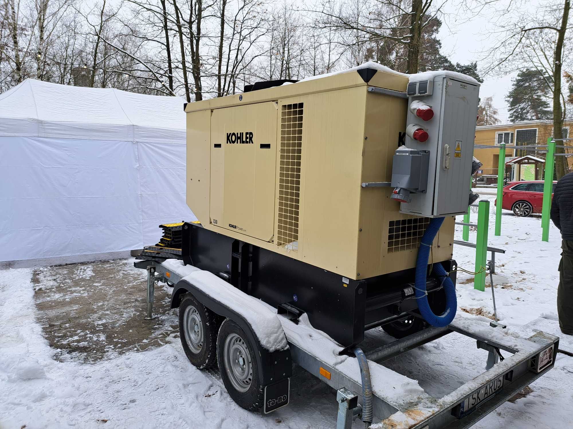 Rent a Tent - wynajem agregatów KOHLER 88 / 130kVA