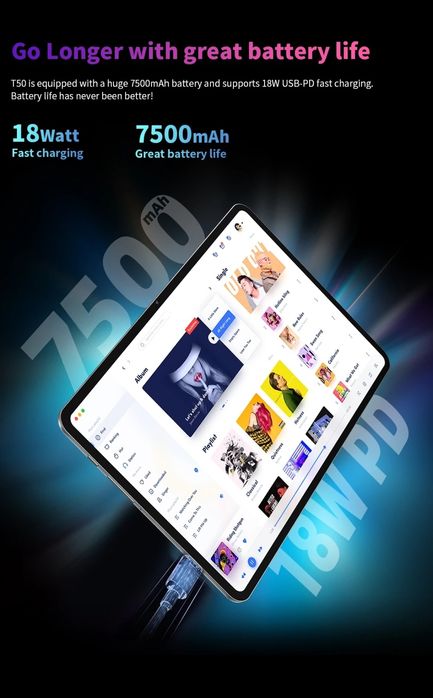 TABLET Teclast T50 11" NOWY 2024 8+8GB RAM/256GB/ DOSTAWA Z POLSKI 48h