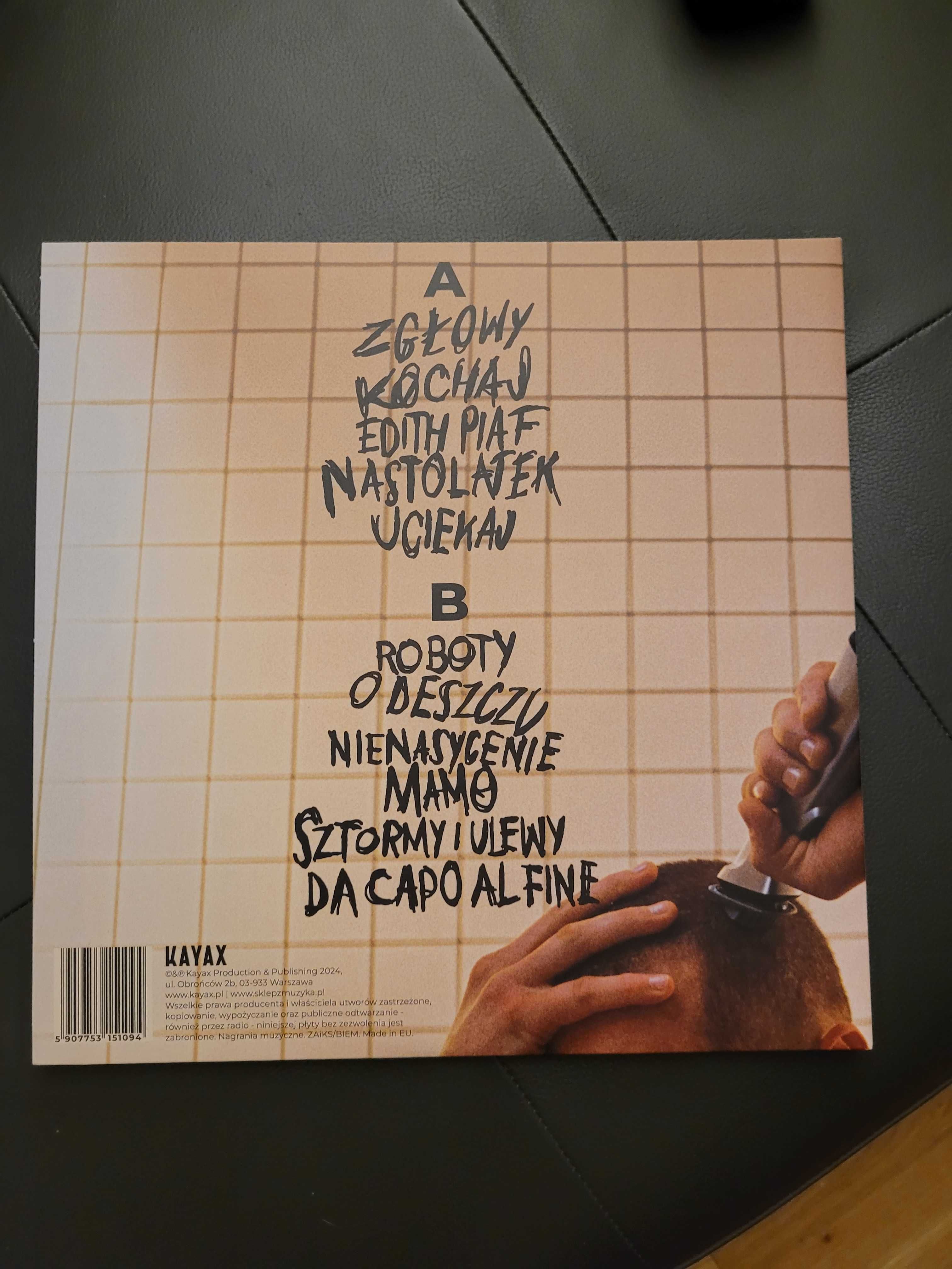 Zalewski Z głowy płyta winylowa z autografem!