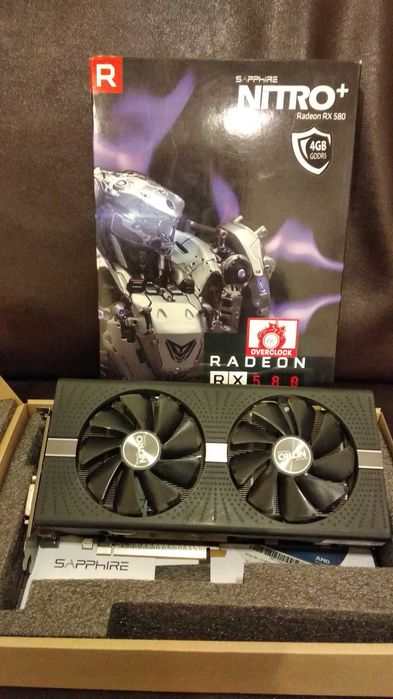 Видеокарта 580 Nitro+ 4Gb