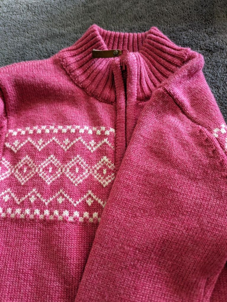 Sweter z wełny merino skandynawski Reflex r. 110