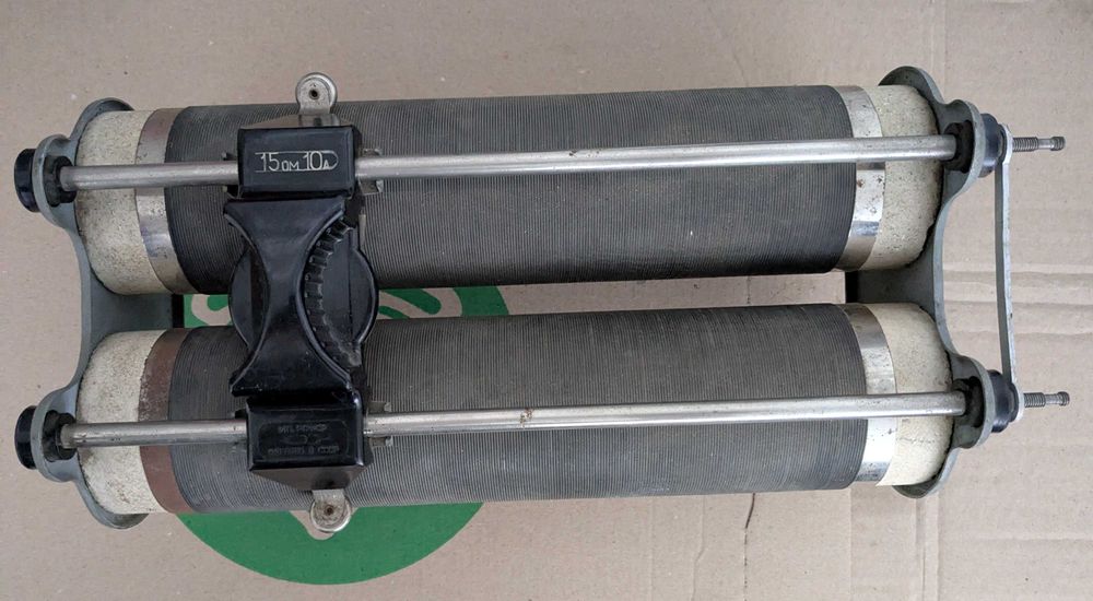 Реостати двосекційні