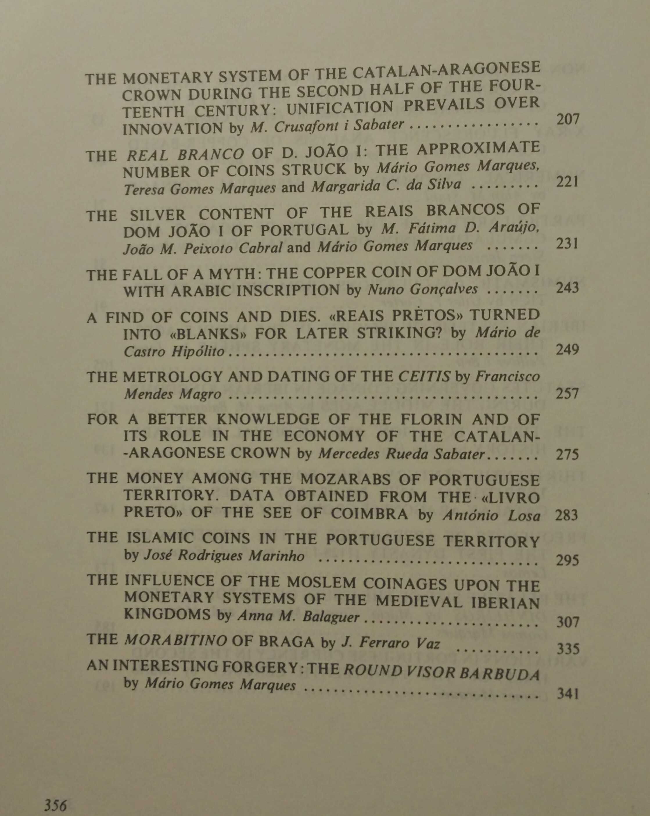 Problems of Medieval Coinage in the Iberian Area, Mário Gomes Marques