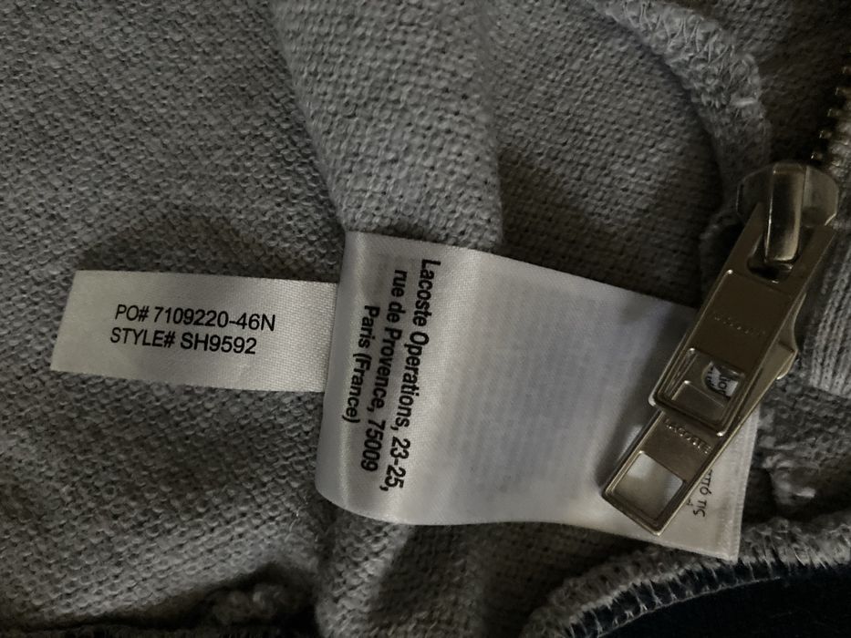 Męska bluza sweter zip Lacoste r.XXL stan idealny