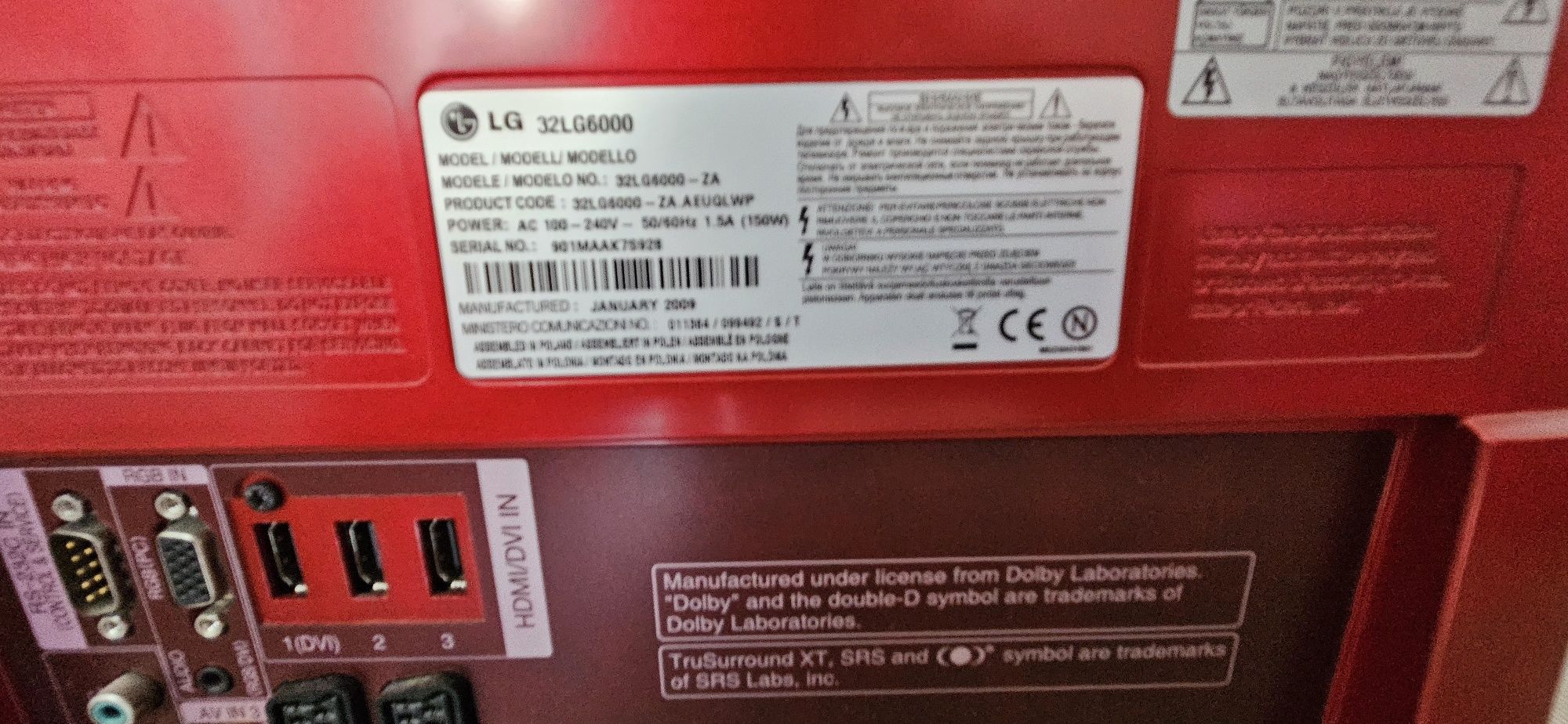 TV LCD LG 32 polegadas