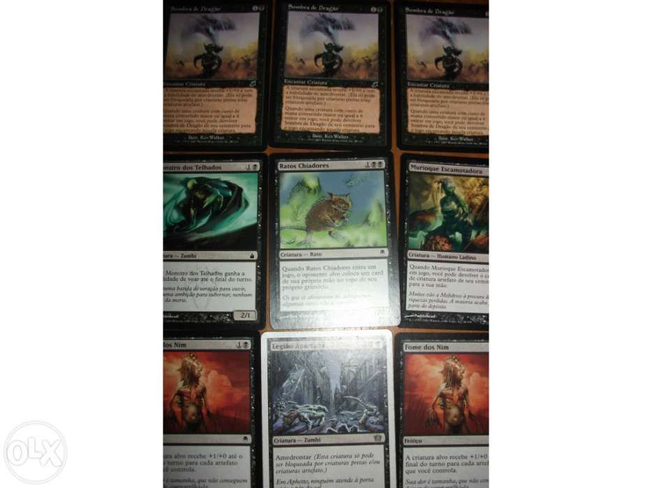 Cartas Magic the Gathering (Só Pretas)