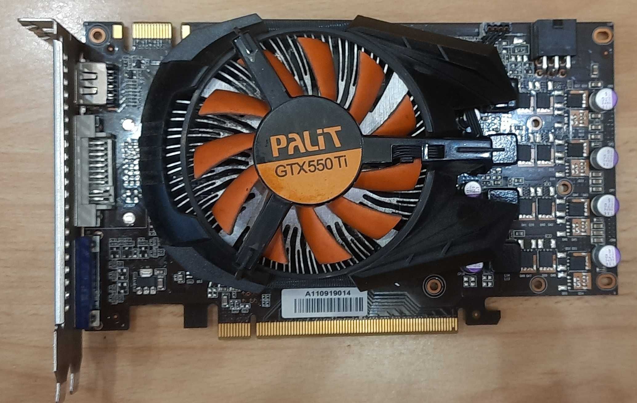 Видеокарта PCI Express 2.0 16 GeForce GTX 550 Ti 1 gb gddr 5 рабочая