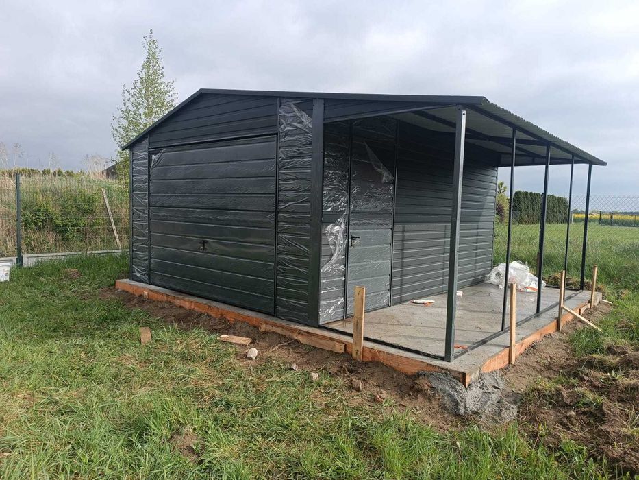 Wiata DOMEK NARZĘDZIOWY + drewutnia 1m  Akryl 3x3