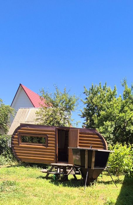 Баня на  колесах та чан