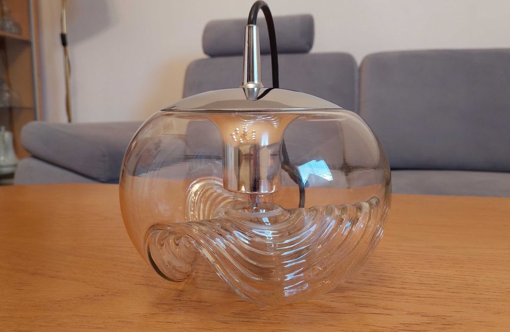 Para lamp sufitowych słynnej serii "Futura", Peill & Putzler, lata 70.