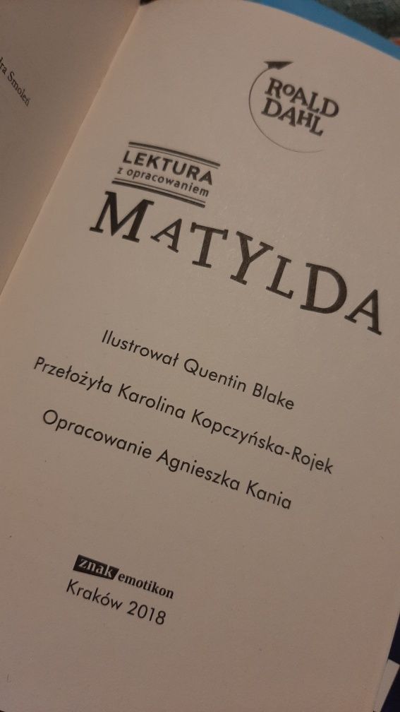 Książka dla dzieci "Matylda" PREZENT