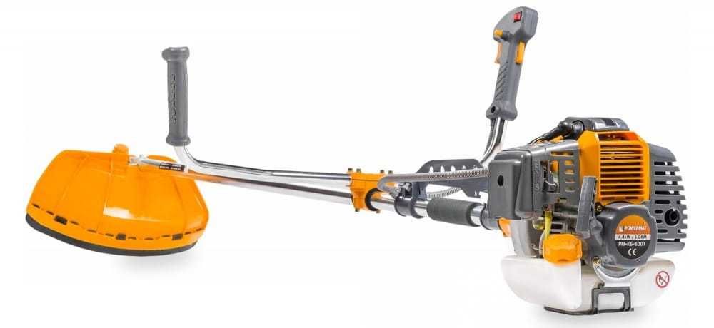 POWERMAT Kosa Wykaszarka Spalinowa 6km 2xgł Tarcza Maska PM-KS-600T