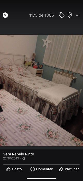 2 Camas de ferro iguais