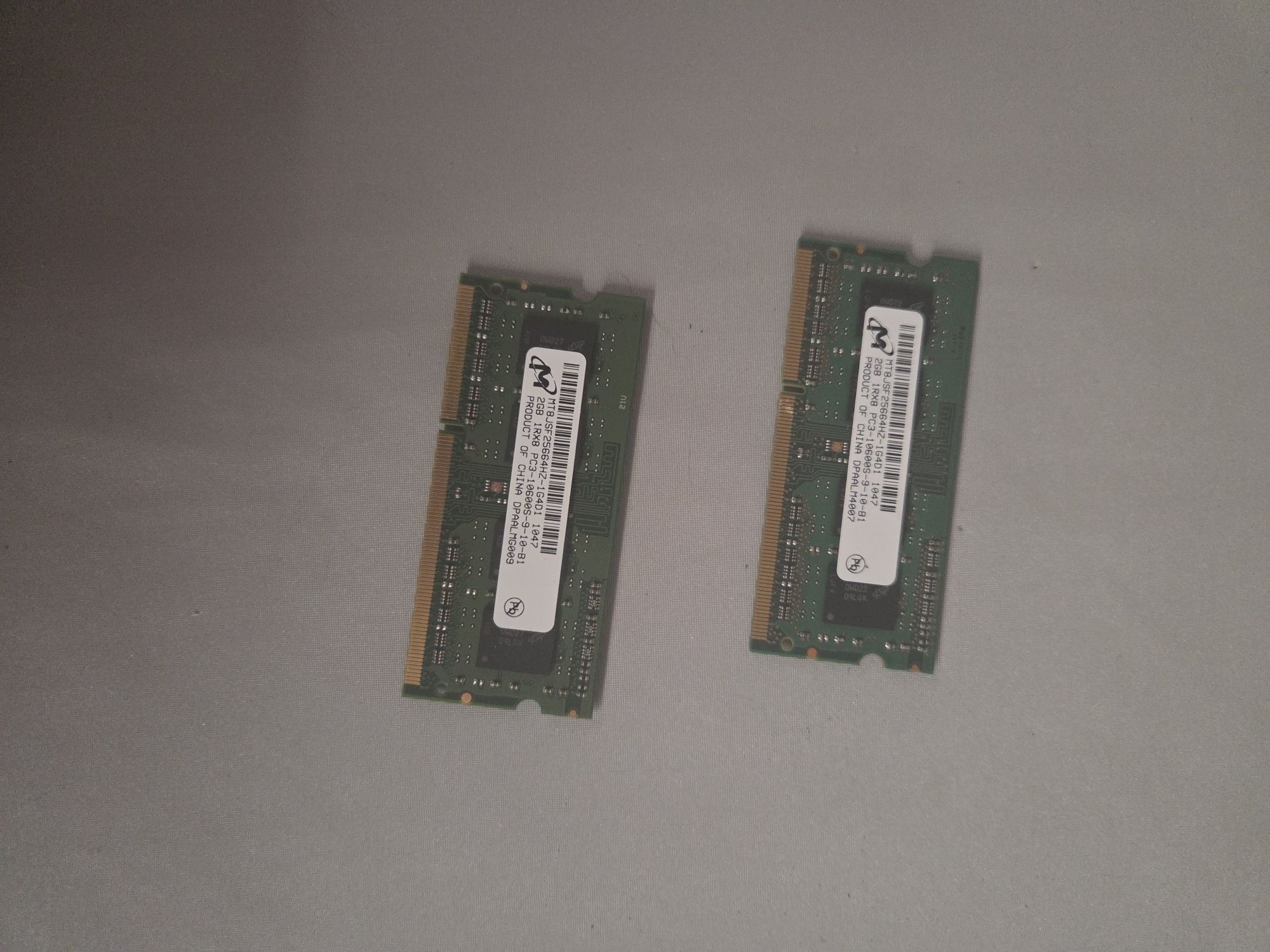 Sprzedam Pamieć Ram DDR3 2x2GB = 4GB do laptopa FUJITSU LIFEBOOK AH531
