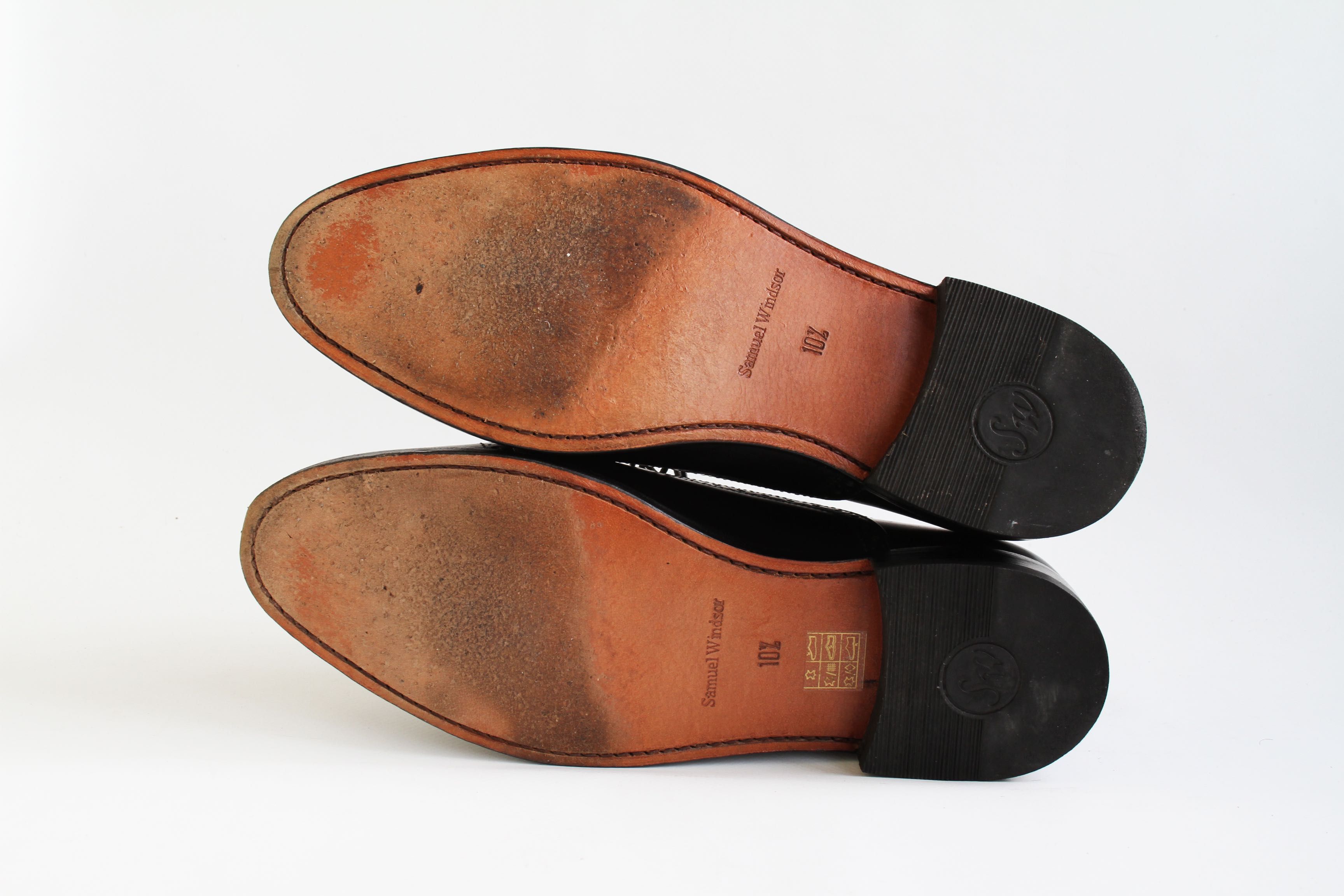 шкіряні класичні туфлі оксфорди Samuel Windsor розмір 45