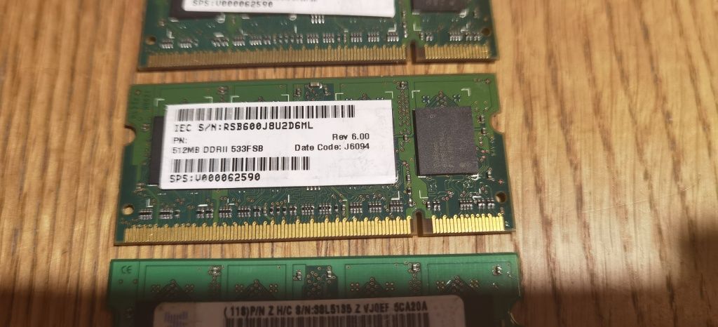 Pamięć DDR2 1.5gb do laptopa sodimm