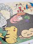 Quadro com Puzzle Vintage dos Pocket Monsters (Pokémon, Japão, 90s)