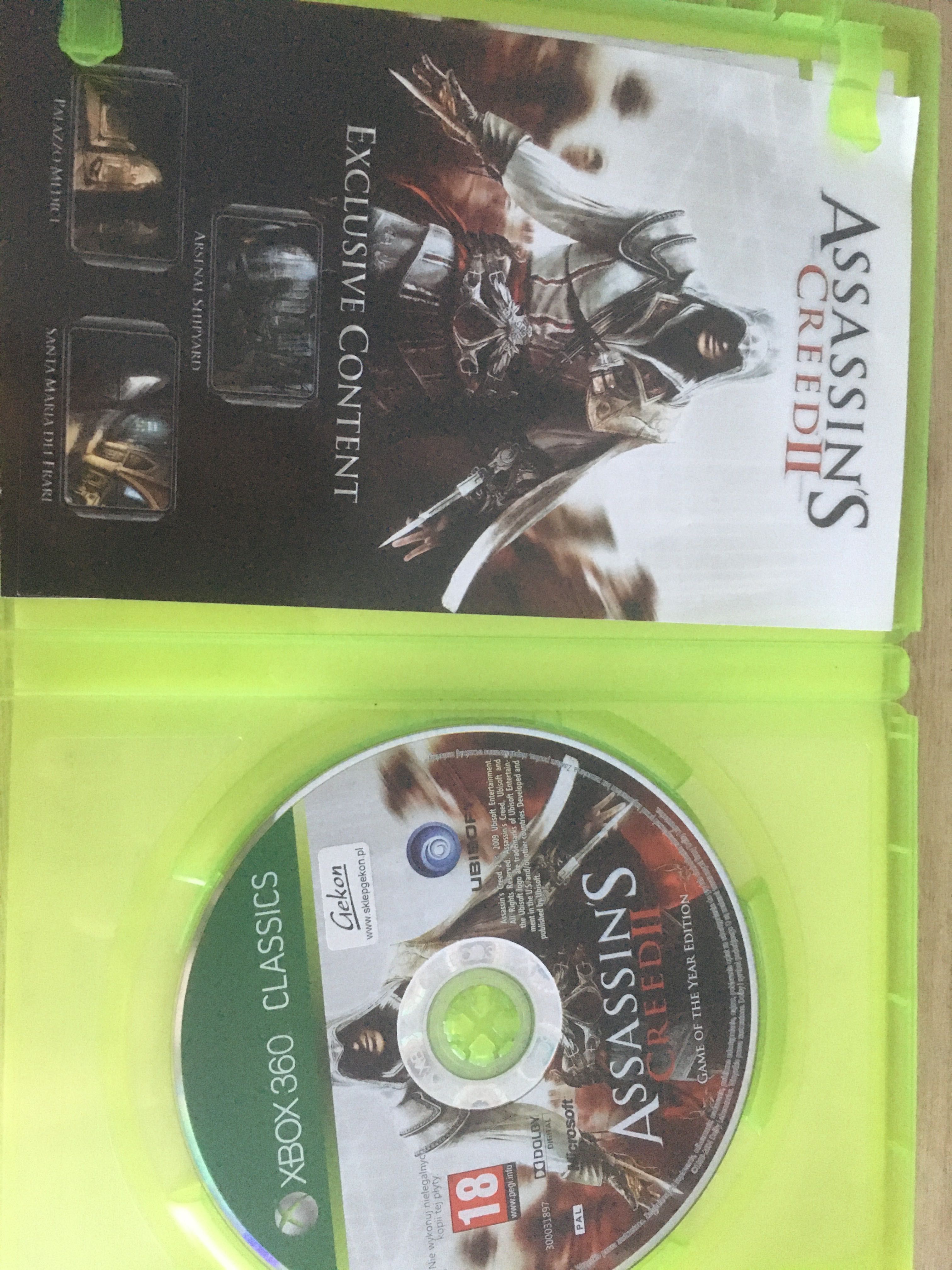 Assassin’s creed 2 game od the year xbox 360 PL