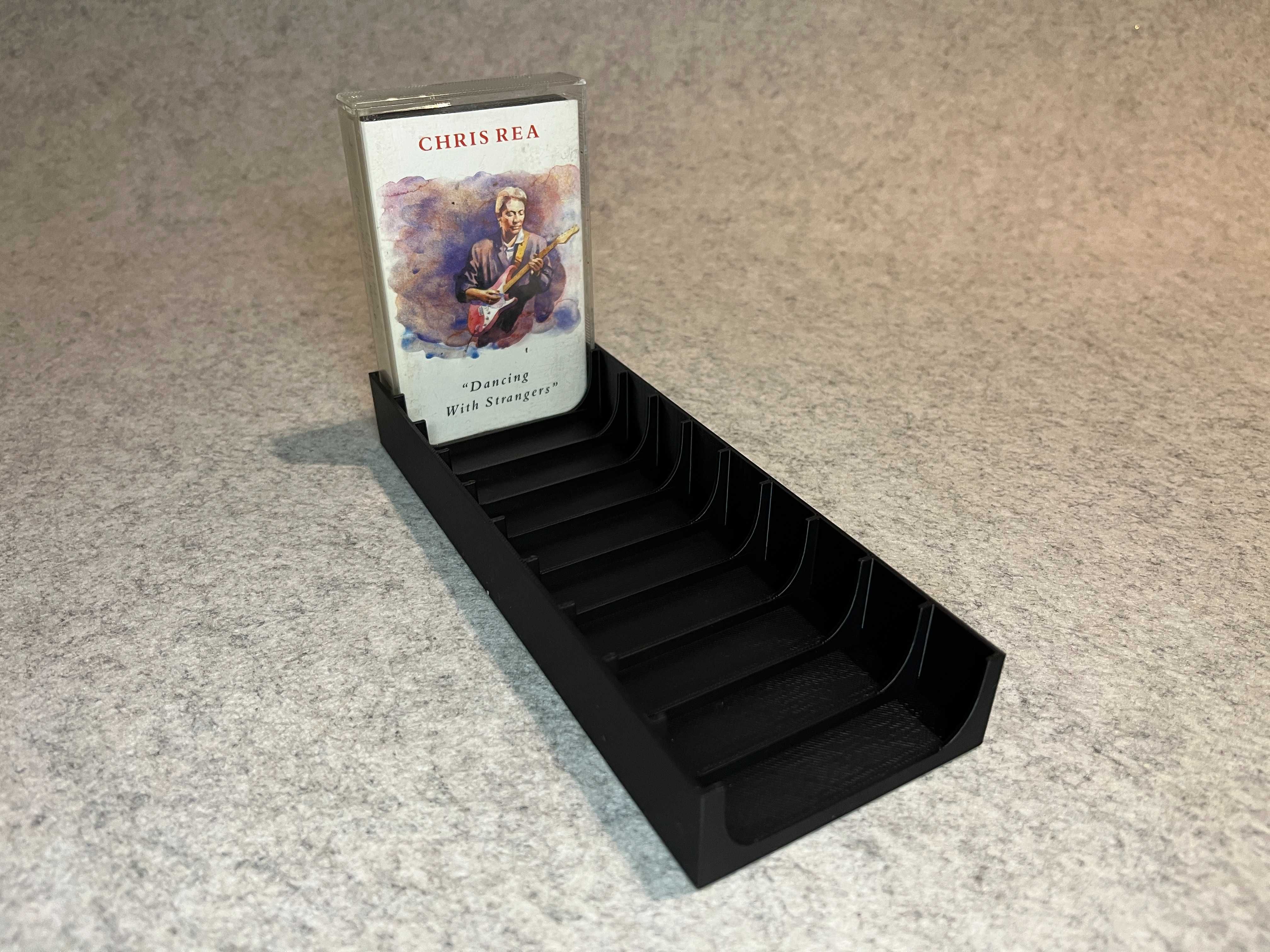 Stojak podstawka na 10 kaset magnetofonowych