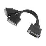 Kabel rozdzielacz wtyk DMS-59 2x gniazdo DVI 24+5