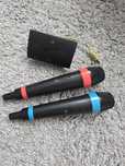 Singstar mikrofony 2 szt.+Odbiornik bezprzewodowe - playstation + PC