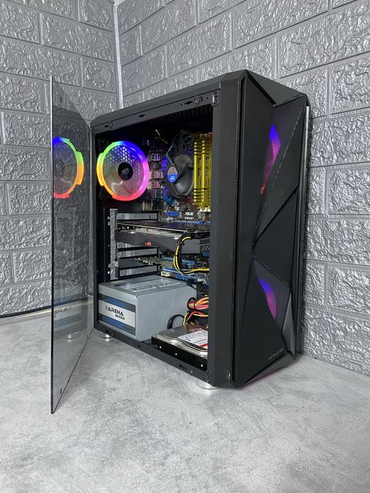 Ігровий ПК,Компьютер(i5-3470,DDR3 16GB,GTX 1050 2GB,SSD 120GB,HDD1TB)