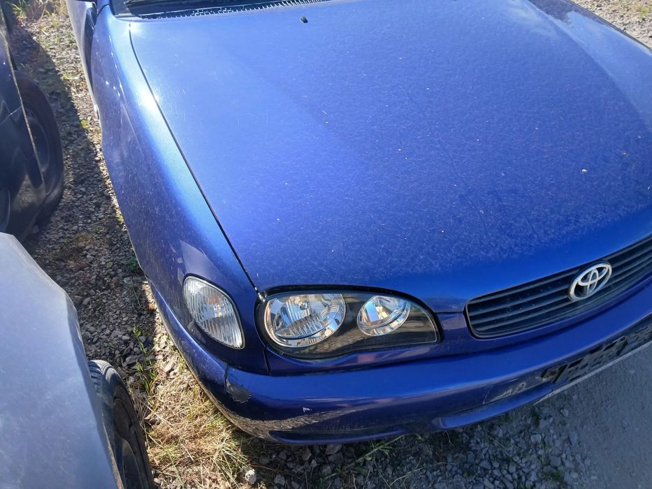 toyota corolla E11 lift 8L5 HB maska pokrywa silnika klapa bagażnika zderzak lampa reflektor pas