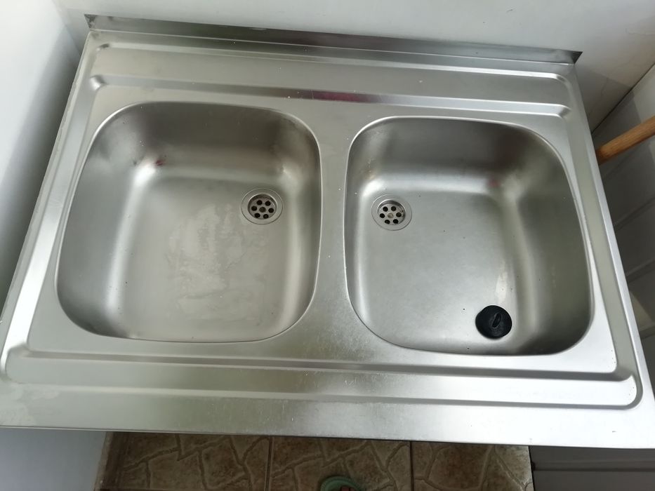 Zlewozmywak 2 komorowy 80x60