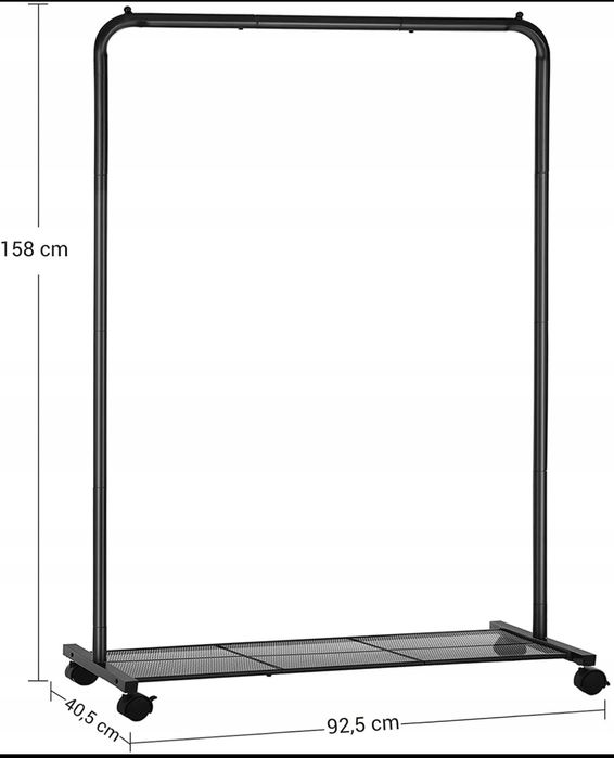 wieszak na ubrania SONGMICS ,mobilna garderoba