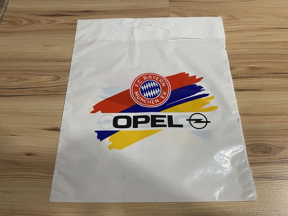 Reklamówka torba siatka Opel Bayern Munchen Lata 90 PRL Vintage