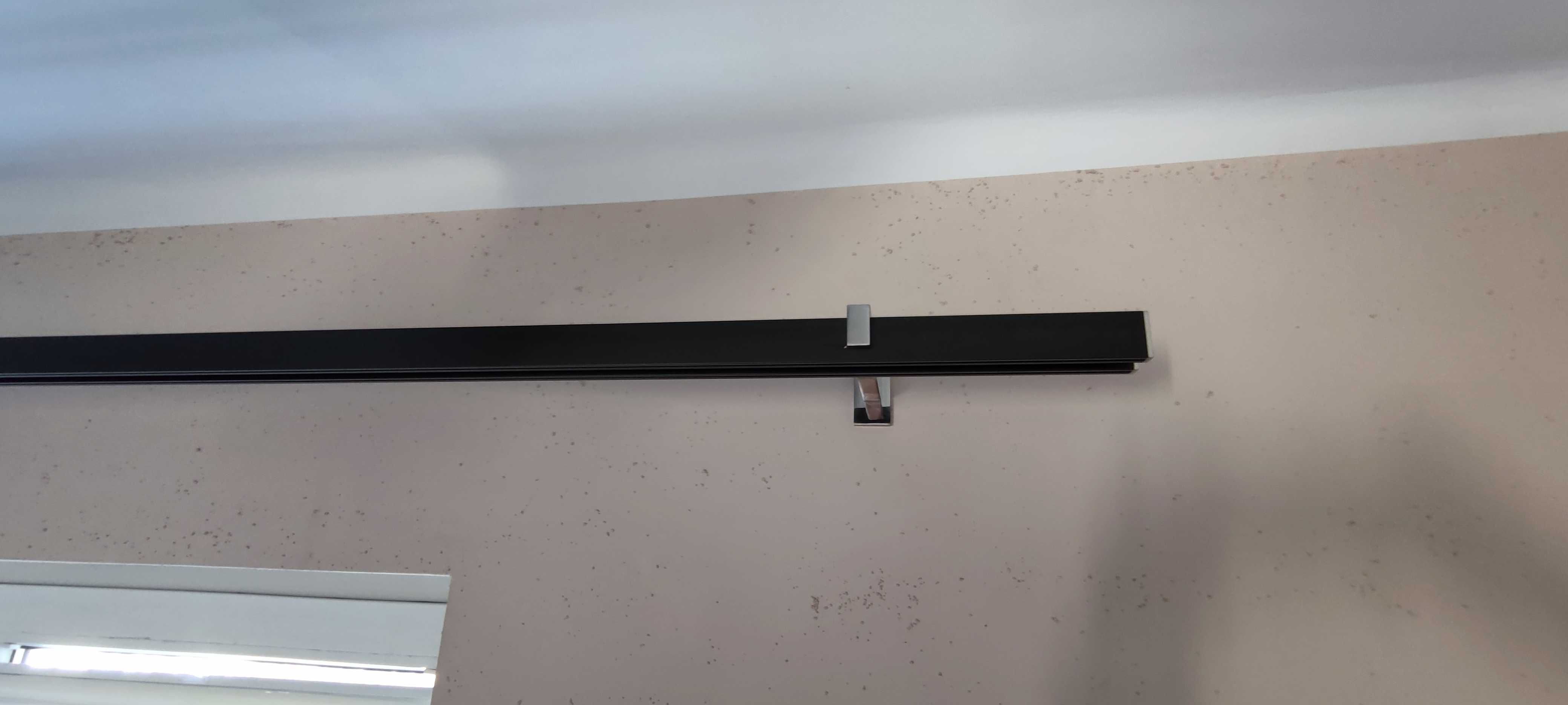 Karnisze podwójne czarne 320 cm i 385 cm