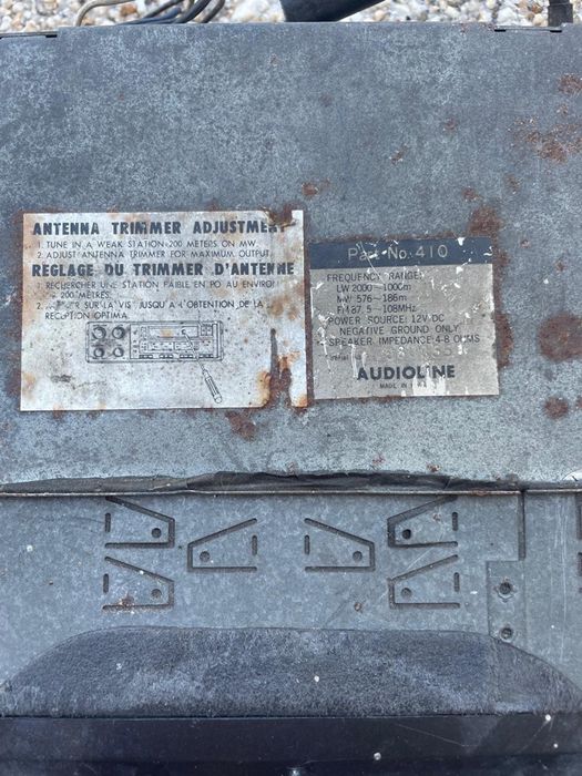 Vendo autorádio antigo