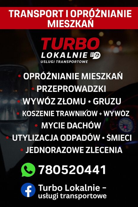 Pogotowie przeprowadzkowe 24h/7 , opróżnianie mieszkan, dzwon