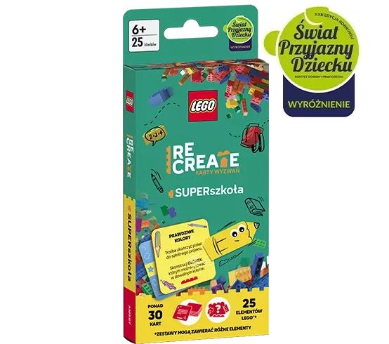 Lego Recreate. Karty wyzwań. SUPERszkoła. Ameet