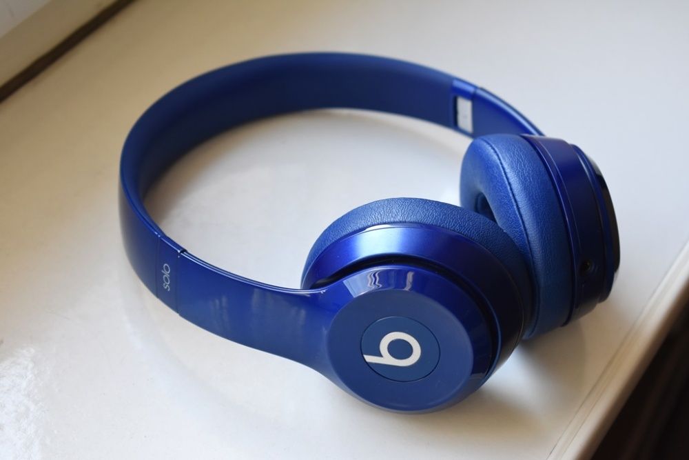 Słuchawki Beats SOLO 2 Niebieskie Blue ORYGINAŁ iPhone 6 7 8 x 11