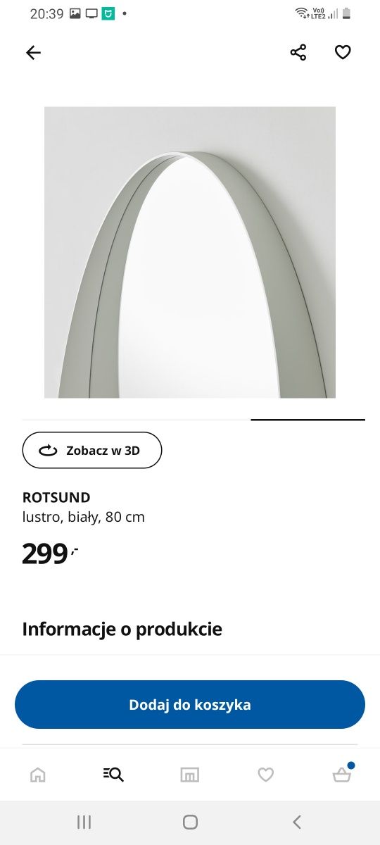 Sprzedam Lustro IKEA 80