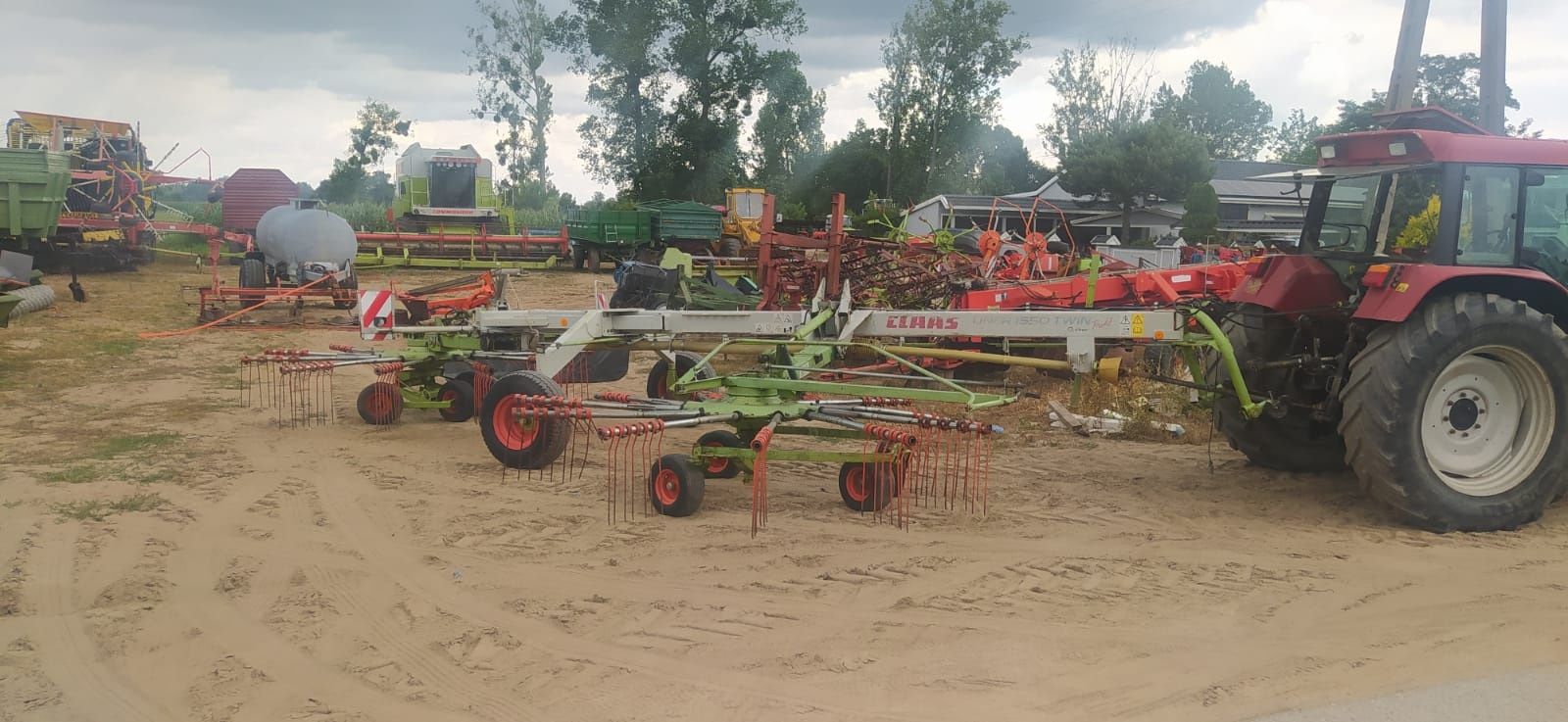 Zgrabiarka Claas liner 1550 twin profil