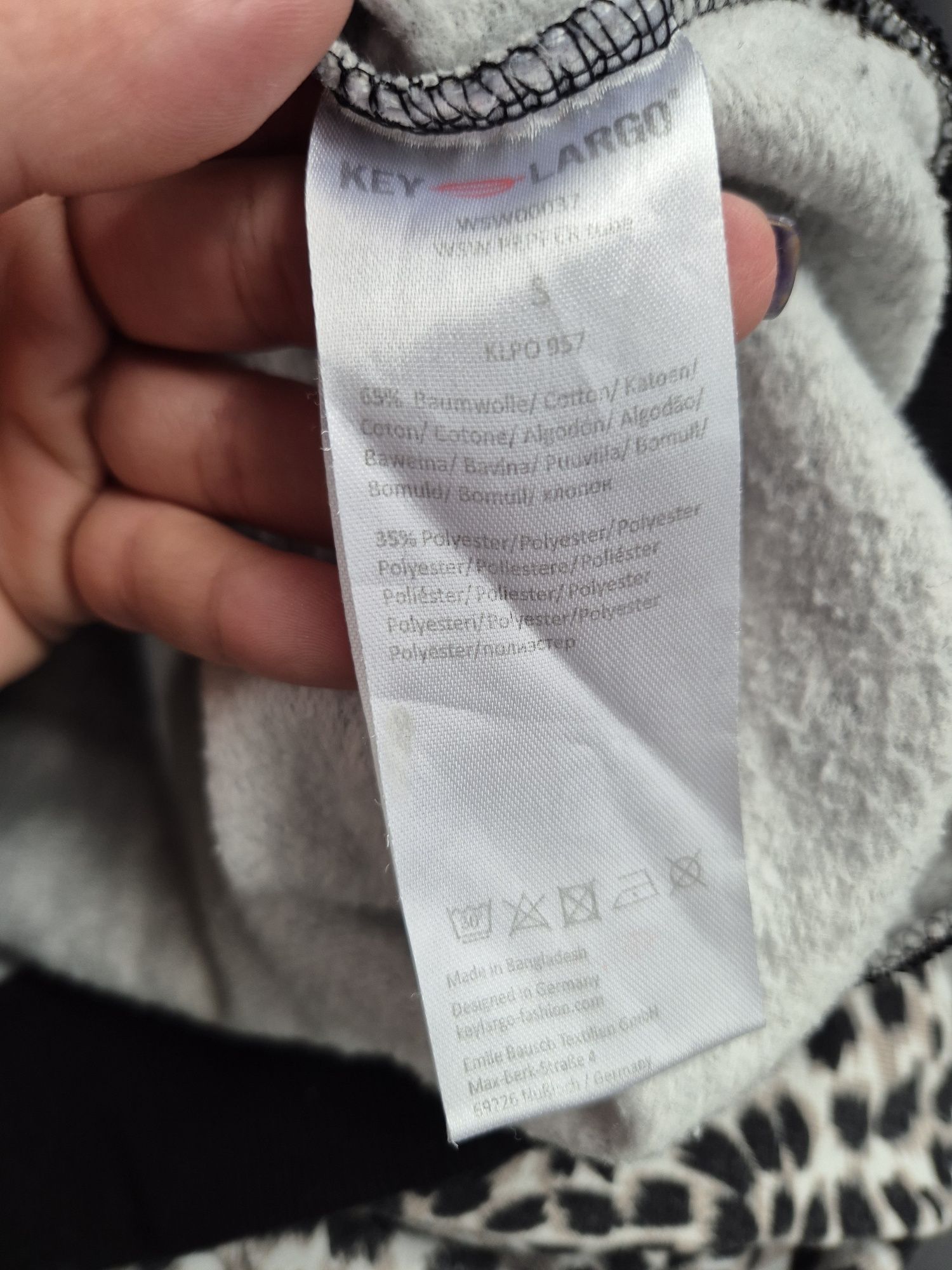Bluza damska z golfem panterka S key largo