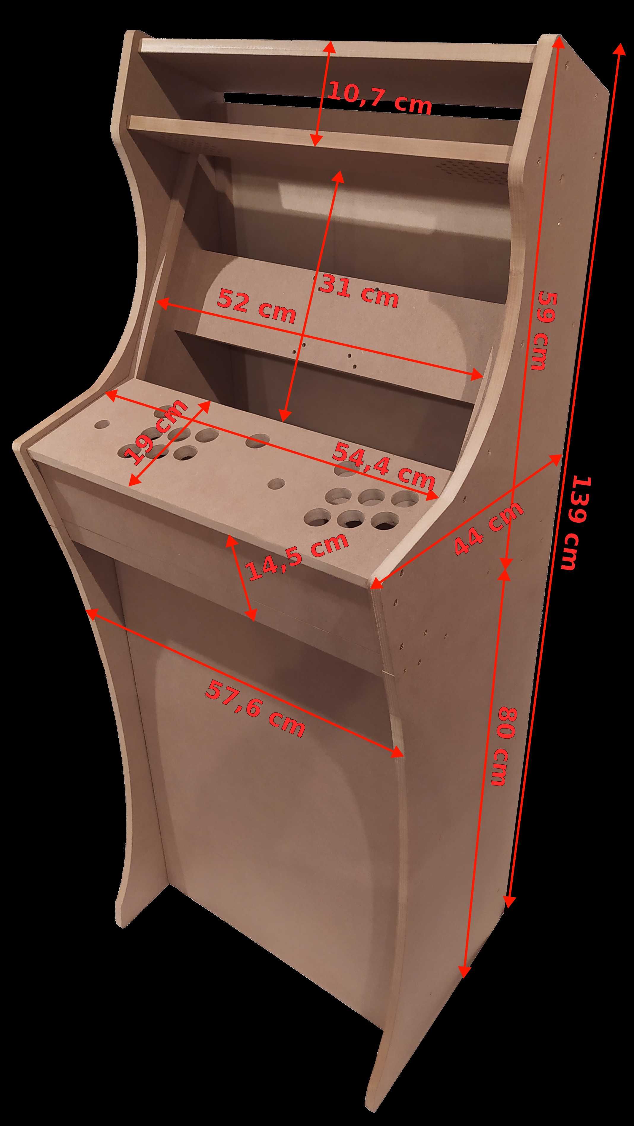 Automat Arcade do złożenia 22" MDF 16mm bartop retro MAME diy