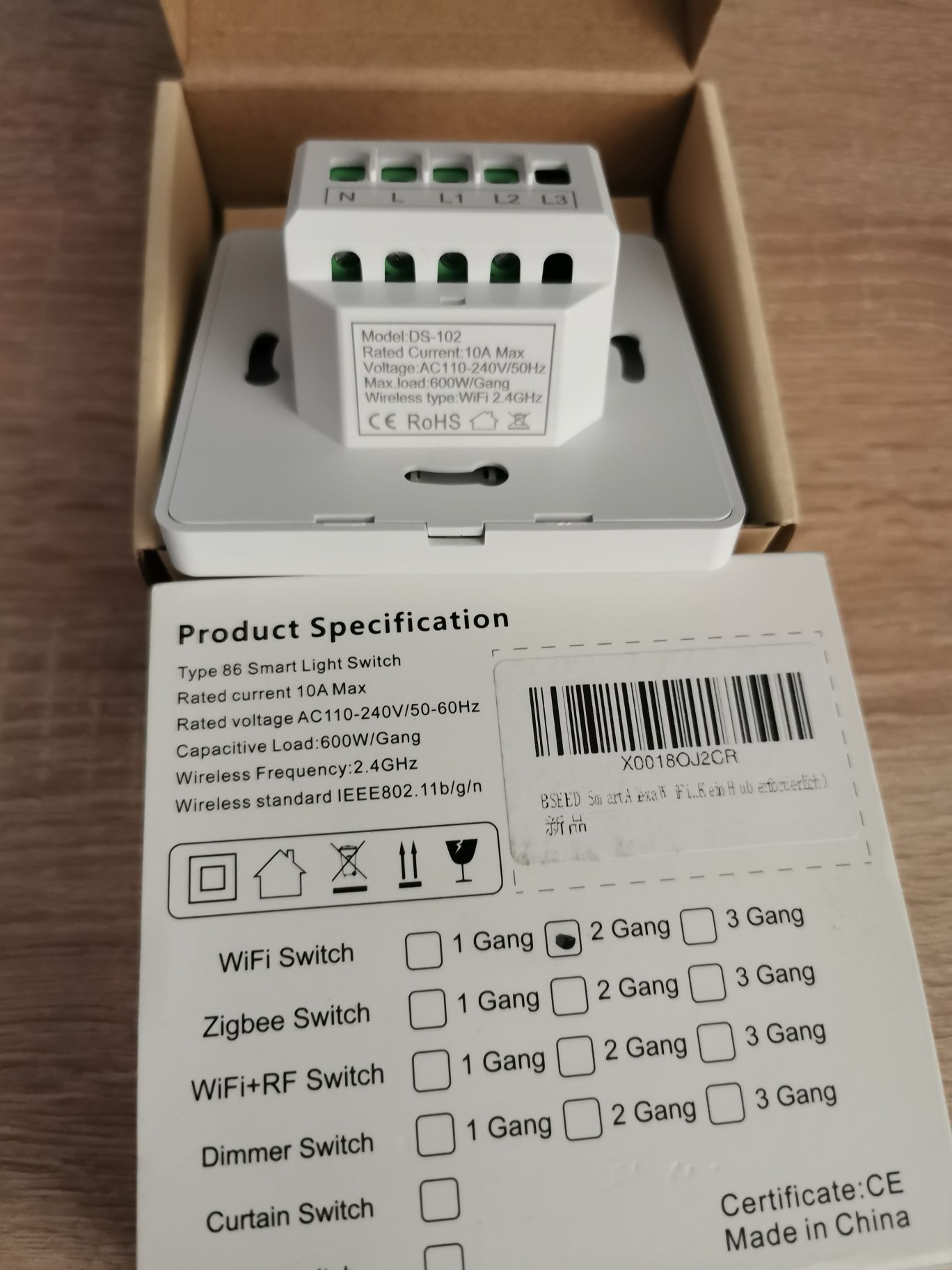 Smart switch wifi