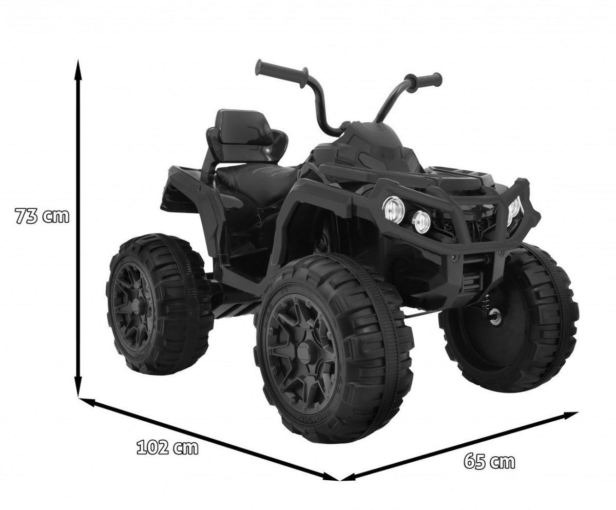 Quad elektryczny na akumulator  ATV Czarny