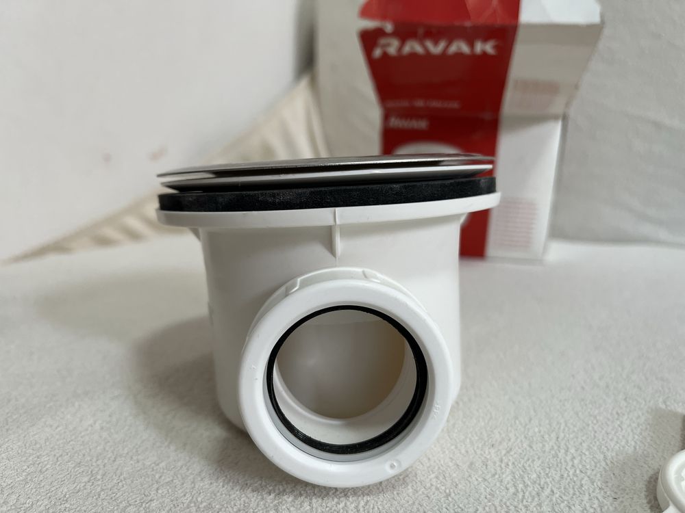 Сифон для душевого піддона Ravac Basic 90 Хром Новий