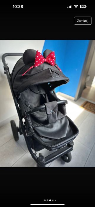 Wózek spacerowy czarny Miki