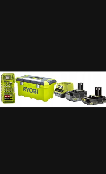 Ryobi wiertarka zestaw