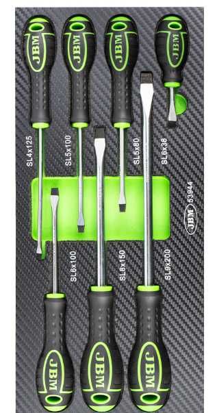 JG 7 CHAVES FENDA+ JG 7 CHAVES CRUZ FIBRA CARBONO REF: SÉRIE410