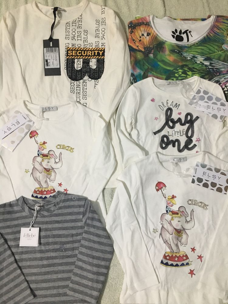 Lote de roupa novas de criança, multimarcas