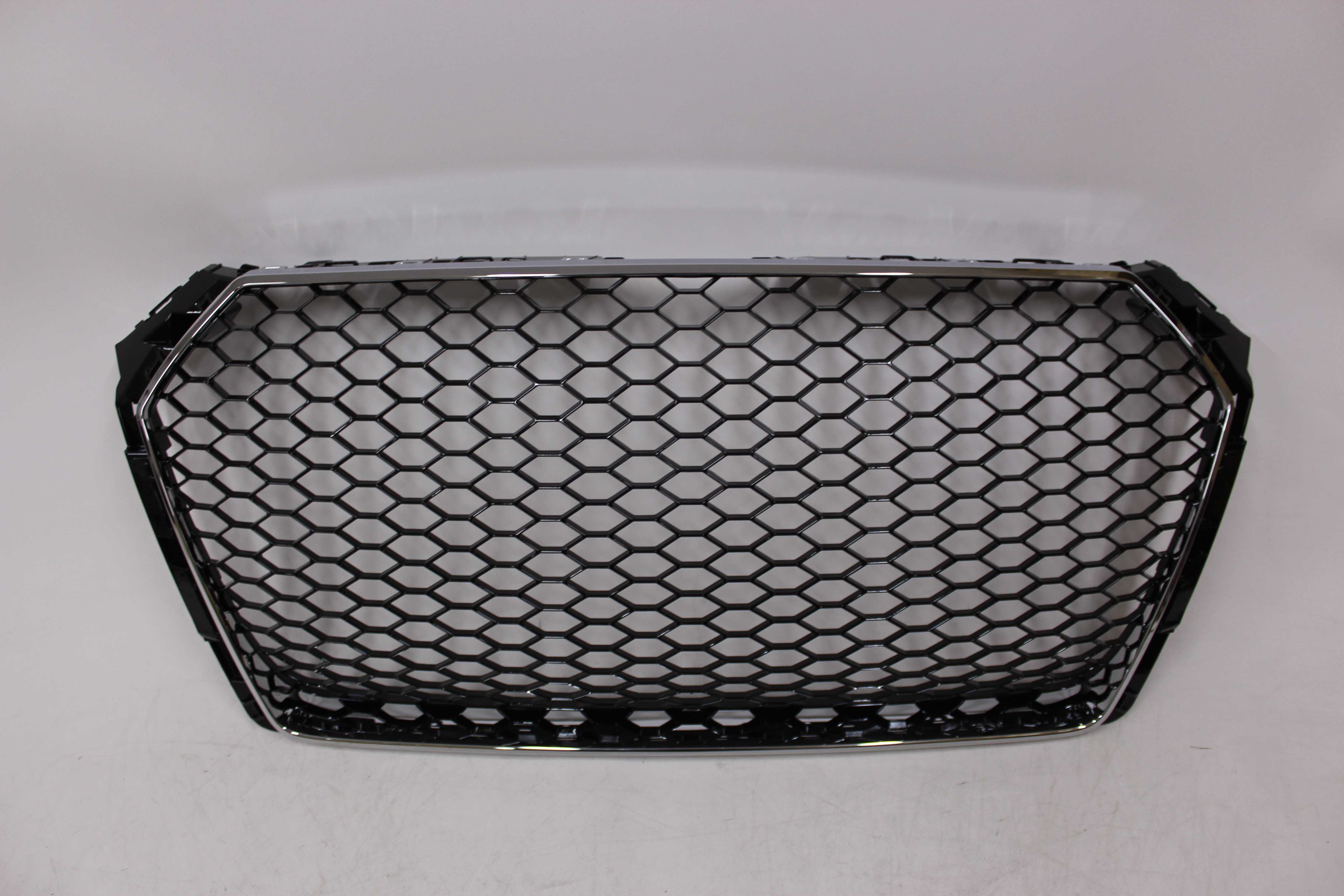 GRILL Atrapa chłodnicy AUDI A4 B9 15-19 RS-LOOK Chrom $-line NOWY