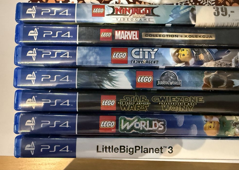 Zestaw 7 gier ps4 ps5 - Lego ps4 i Little Big Planet 3 ps4