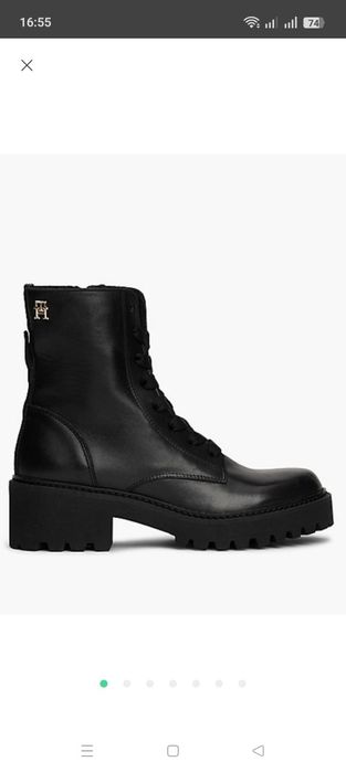 Черевики шкіряні Tommy Hilfiger. Розмір42